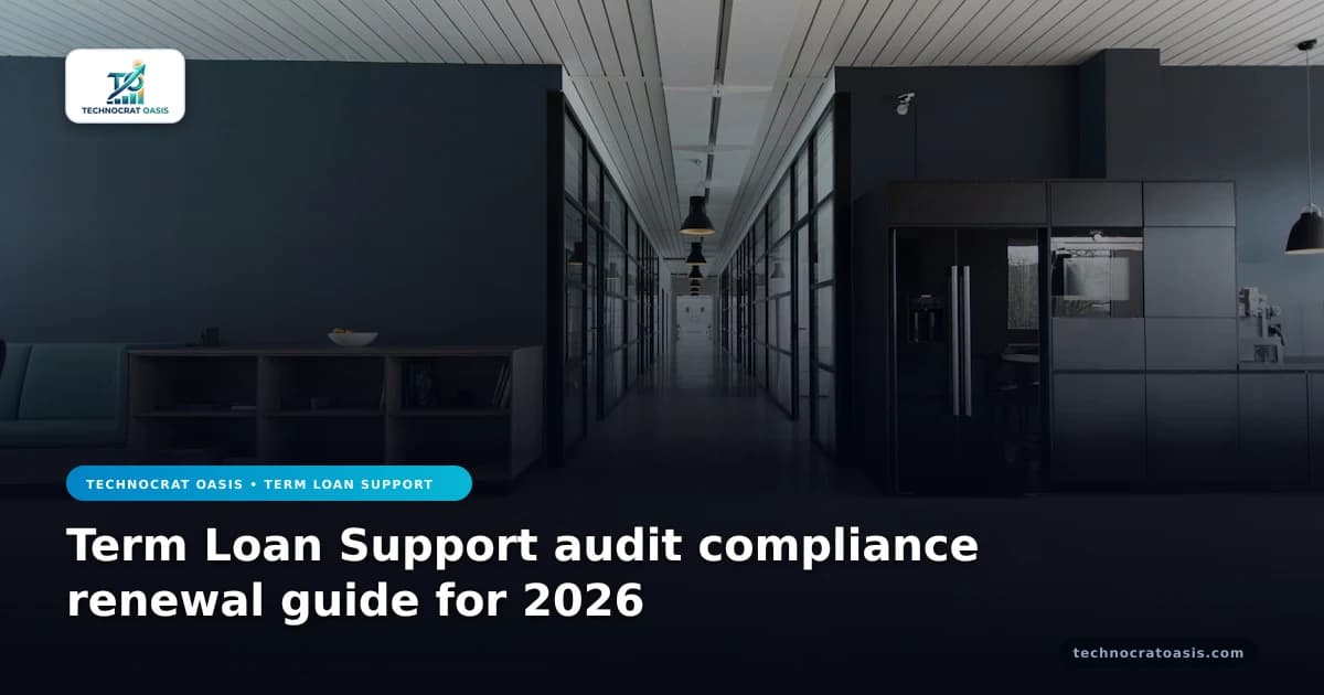 Term Loan Support audit compliance renewal guide for 2026