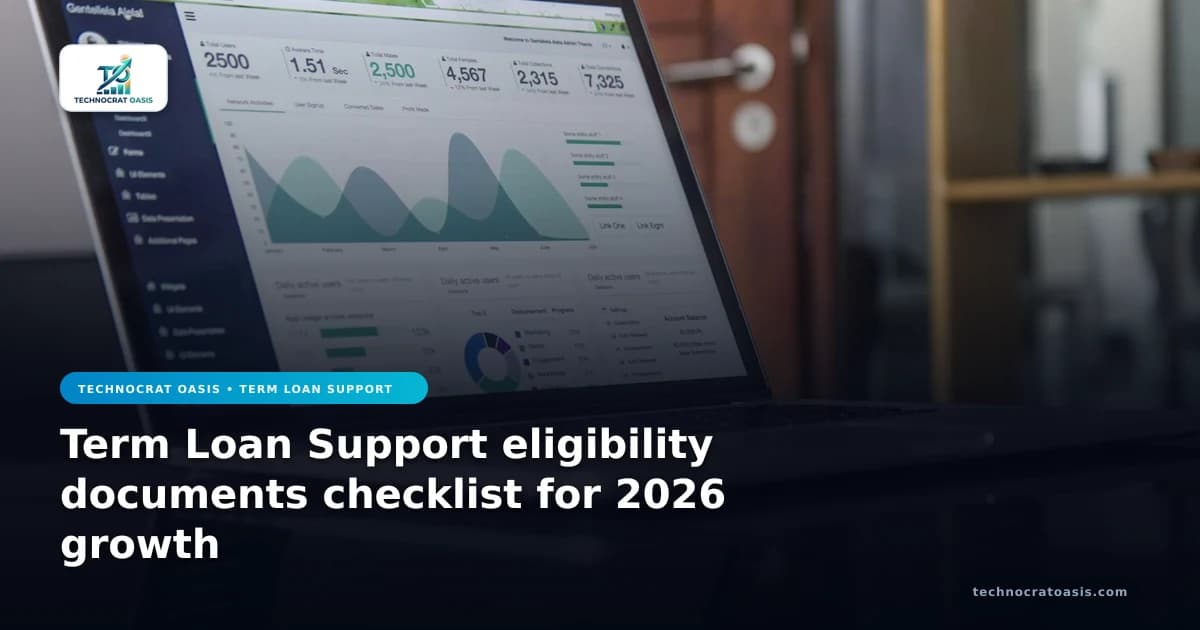 Term Loan Support eligibility documents checklist for 2026 growth