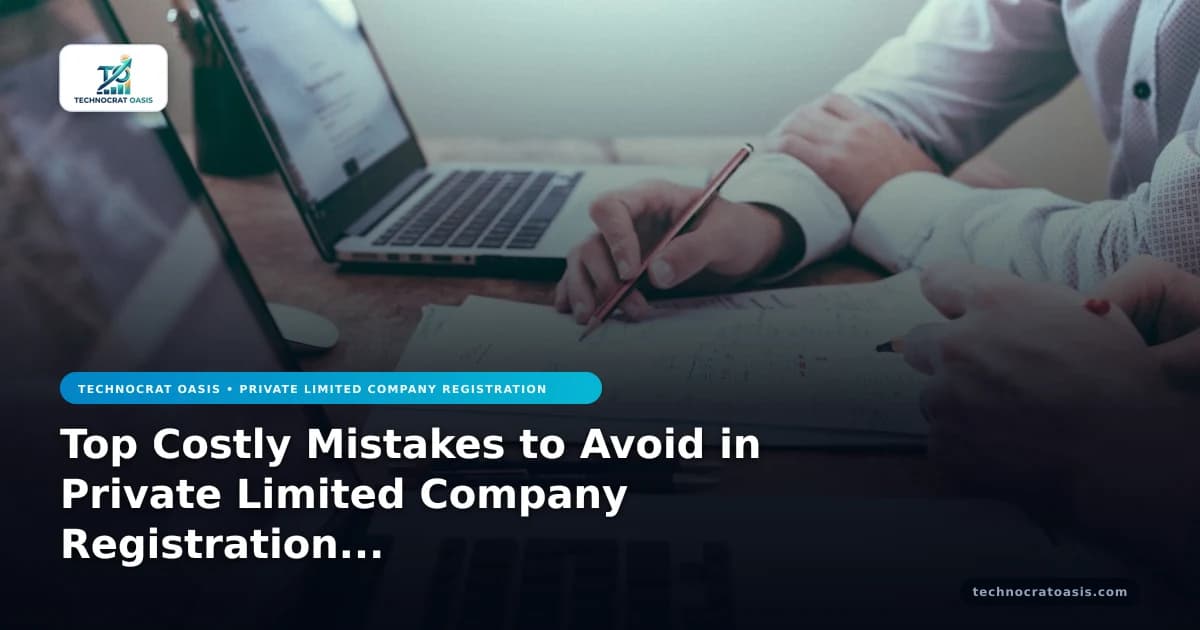 Top Costly Mistakes to Avoid in Private Limited Company Registration Service 2026