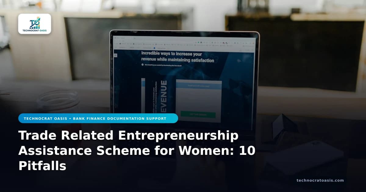 Trade Related Entrepreneurship Assistance Scheme for Women: 10 Pitfalls