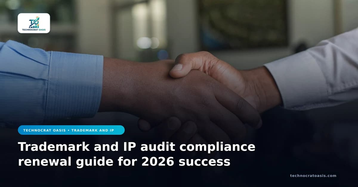 Trademark and IP audit compliance renewal guide for 2026 success
