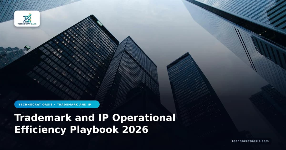Trademark and IP Operational Efficiency Playbook 2026