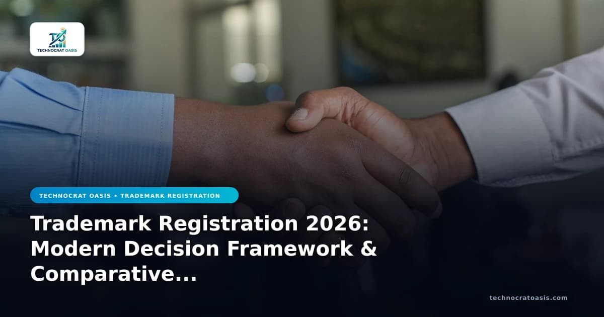 Trademark Registration 2026: Modern Decision Framework & Comparative Selection Guide