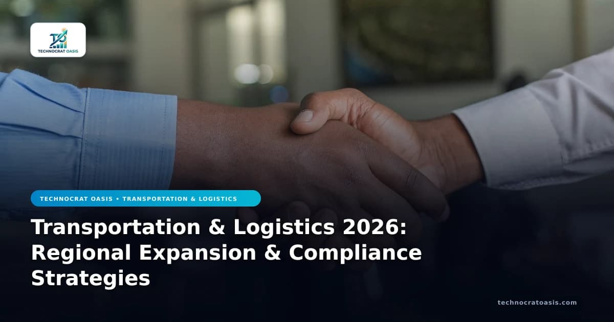Transportation & Logistics 2026: Regional Expansion & Compliance Strategies