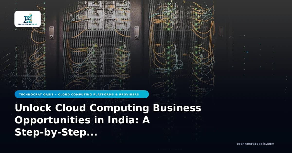 Unlock Cloud Computing Business Opportunities in India: A Step-by-Step Guide