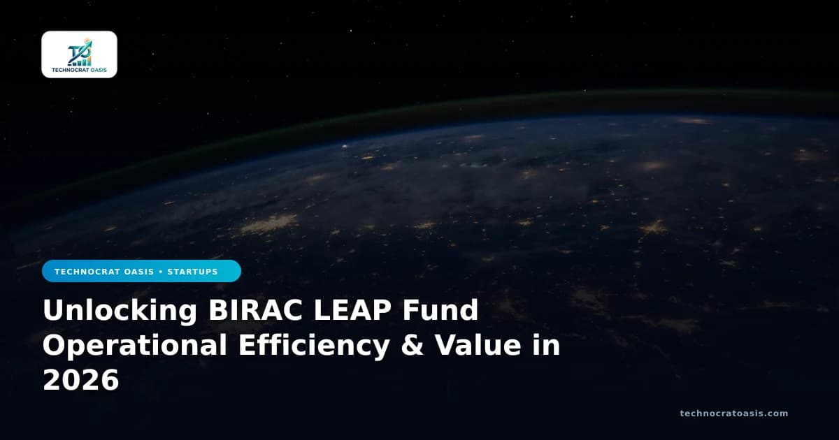 Unlocking BIRAC LEAP Fund Operational Efficiency & Value in 2026