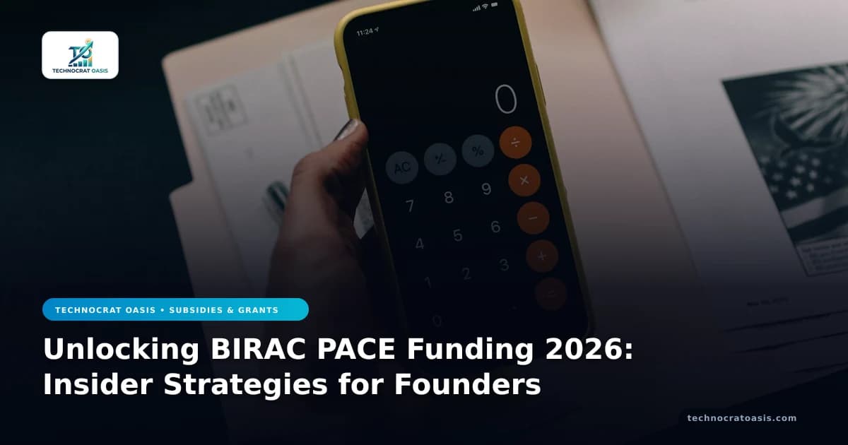 Unlocking BIRAC PACE Funding 2026: Insider Strategies for Founders