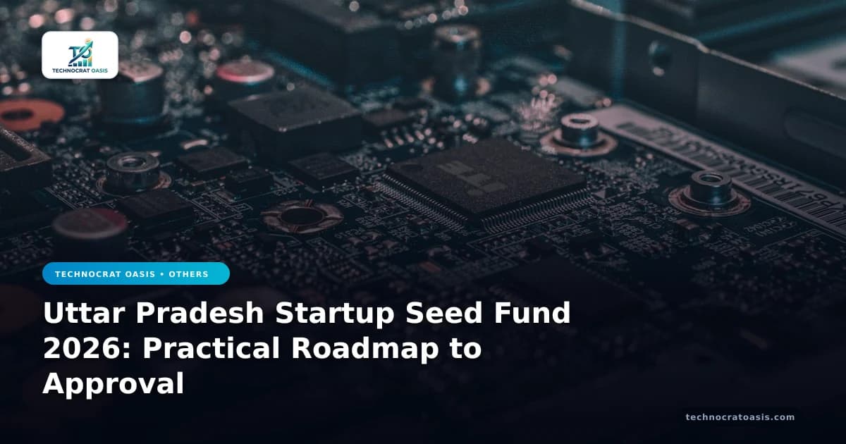 Uttar Pradesh Startup Seed Fund 2026: Practical Roadmap to Approval