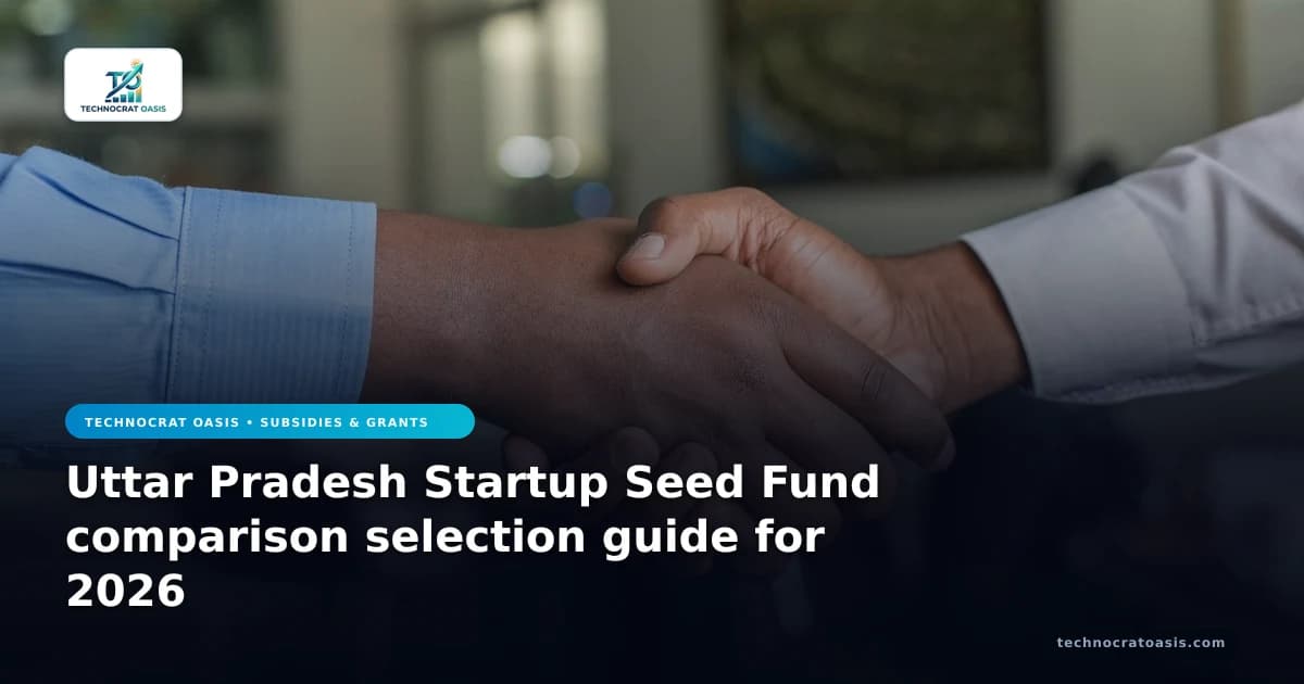 Uttar Pradesh Startup Seed Fund comparison selection guide for 2026