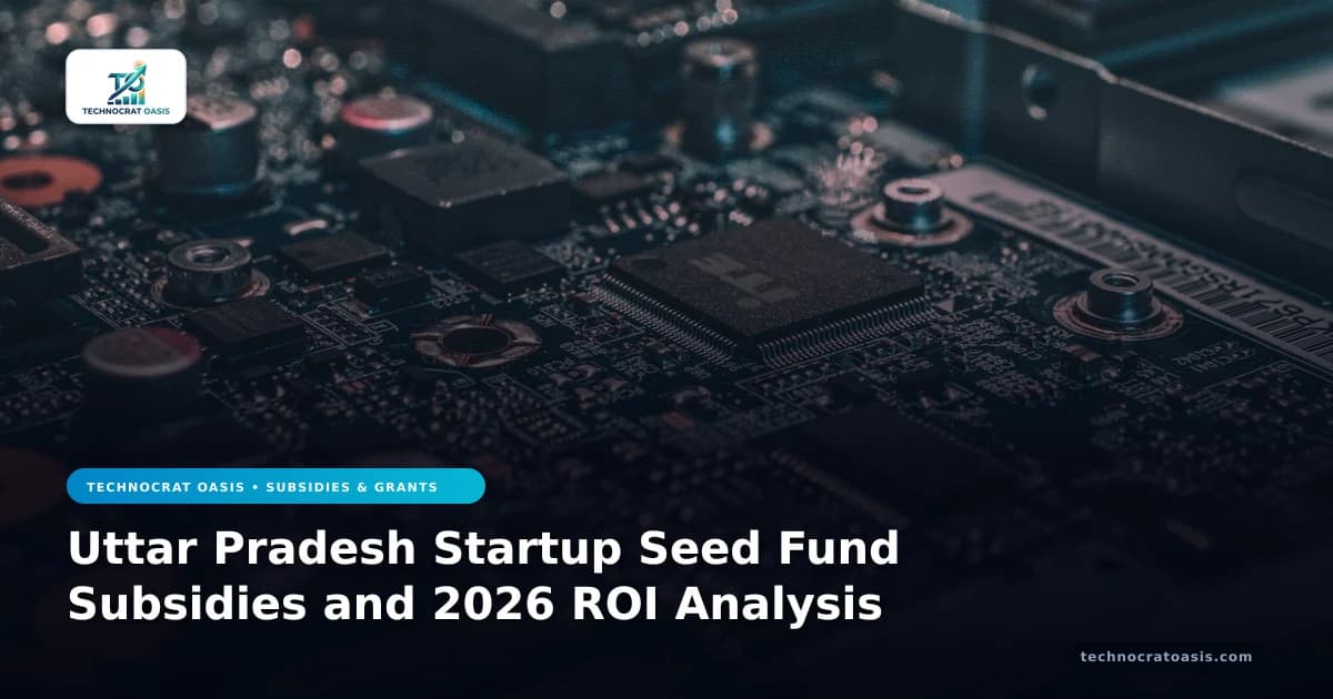 Uttar Pradesh Startup Seed Fund Subsidies and 2026 ROI Analysis