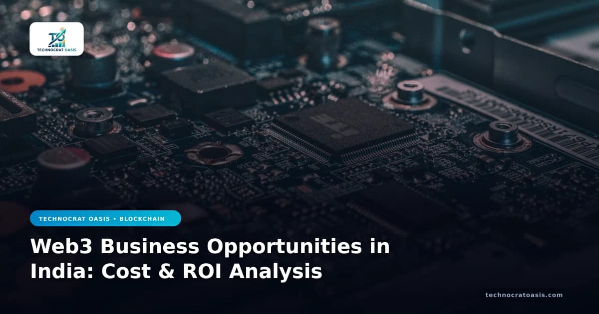 Web3 Business Opportunities in India: Cost & ROI Analysis