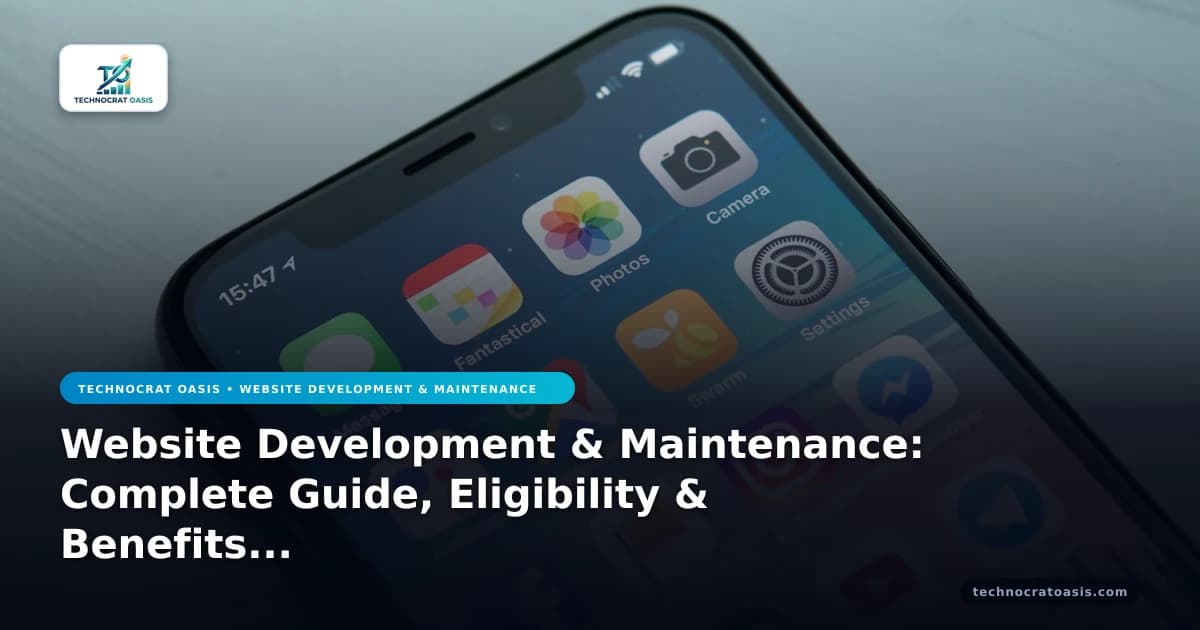 Website Development & Maintenance: Complete Guide, Eligibility & Benefits (2026)
