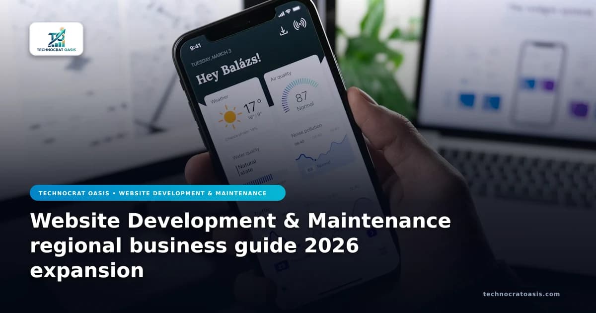 Website Development & Maintenance regional business guide 2026 expansion