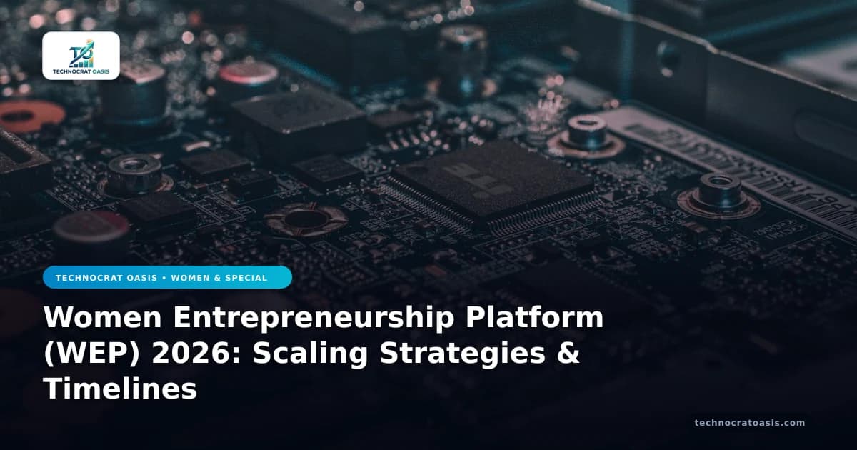Women Entrepreneurship Platform (WEP) 2026: Scaling Strategies & Timelines