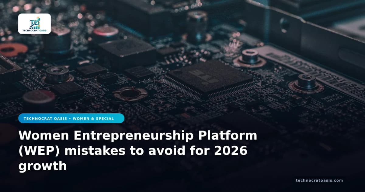 Women Entrepreneurship Platform (WEP) mistakes to avoid for 2026 growth