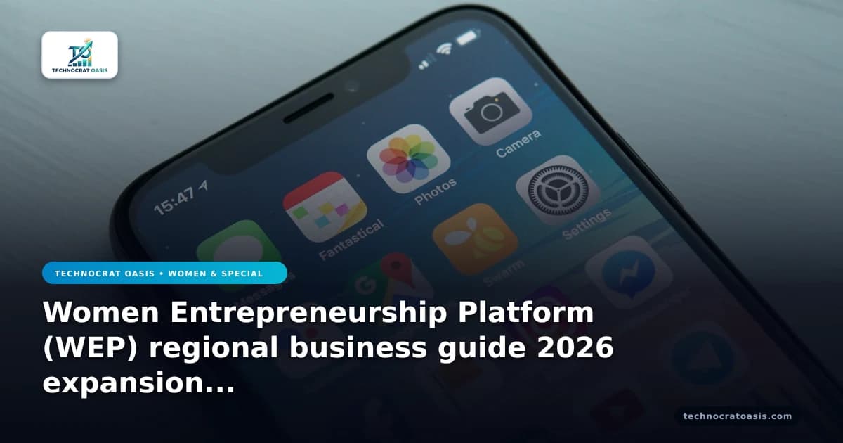 Women Entrepreneurship Platform (WEP) regional business guide 2026 expansion tactics