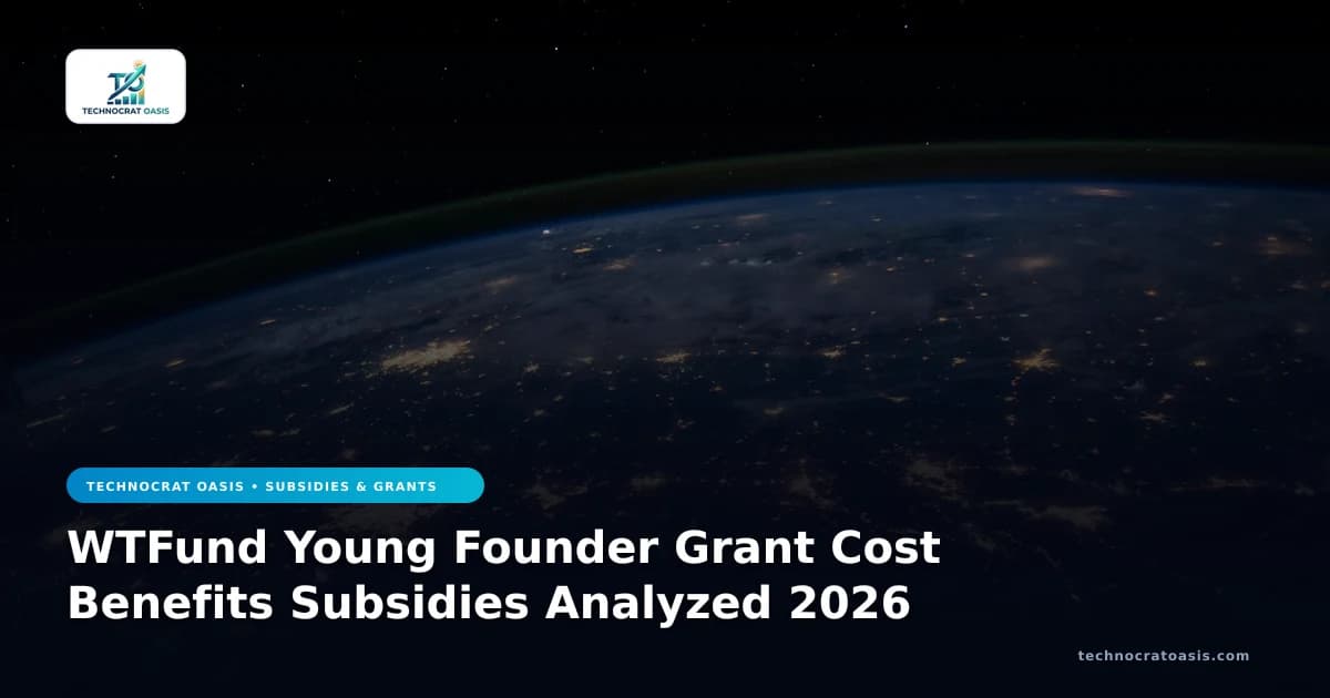 WTFund Young Founder Grant Cost Benefits Subsidies Analyzed 2026