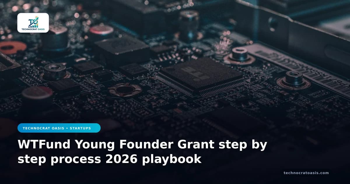 WTFund Young Founder Grant step by step process 2026 playbook